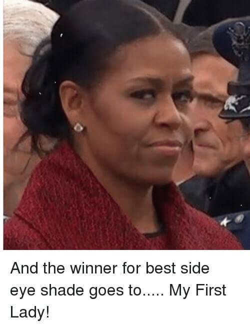  Michelle Obama Smirk